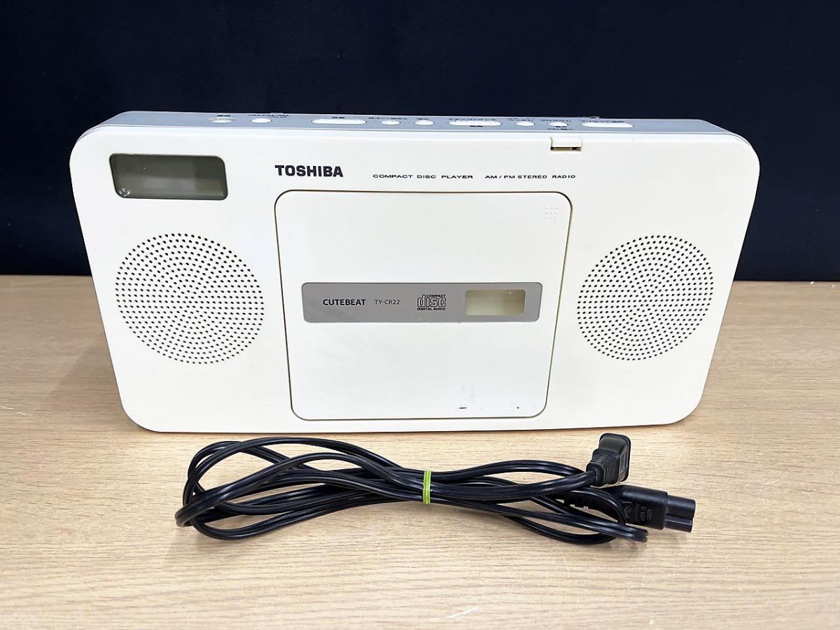 TOSHIBA 東芝 CDラジオ FM AM TY-CR22 - メルカリ