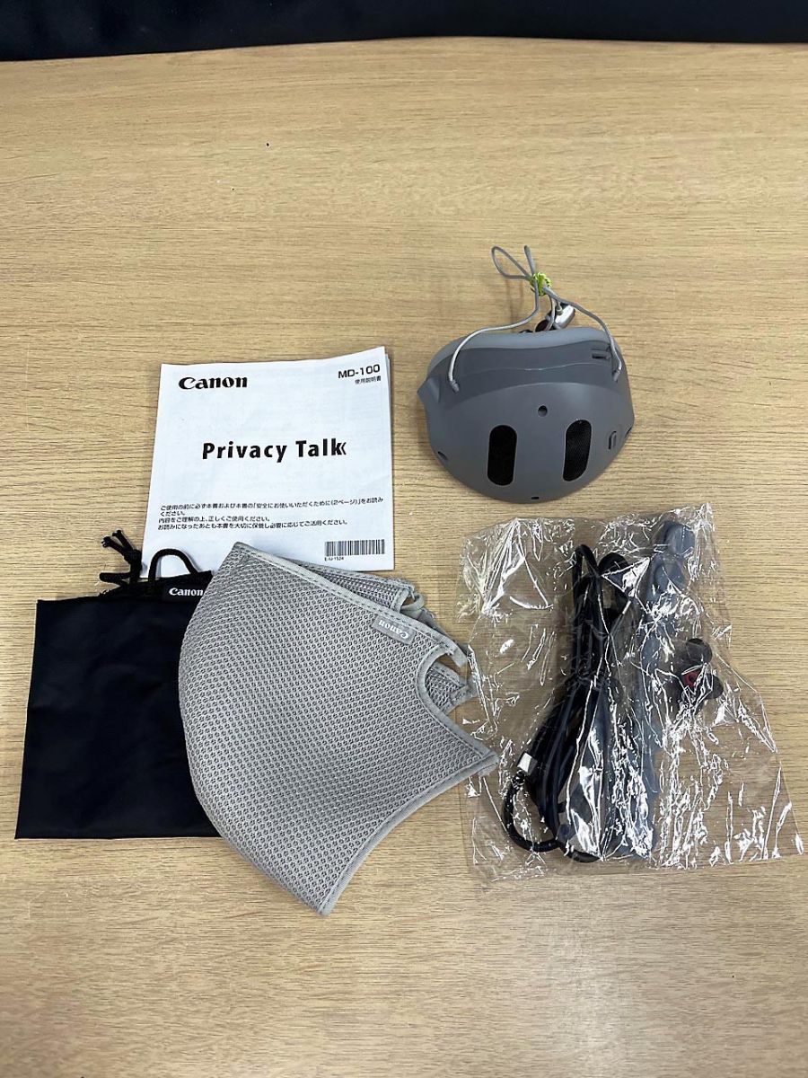 【現状品】 Canon キャノン Privacy Talk プライバシートーク 装着型減音デバイス MD-100