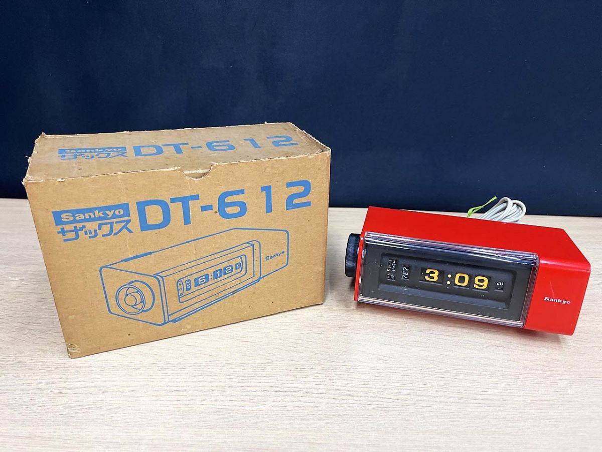 「新品未使用」Sankyo ザックス DT-612 アイボリー50/60Hz Sankyo 三協 パタパタ 時計 昭和 レトロ ザックス DT-612 - メルカリ