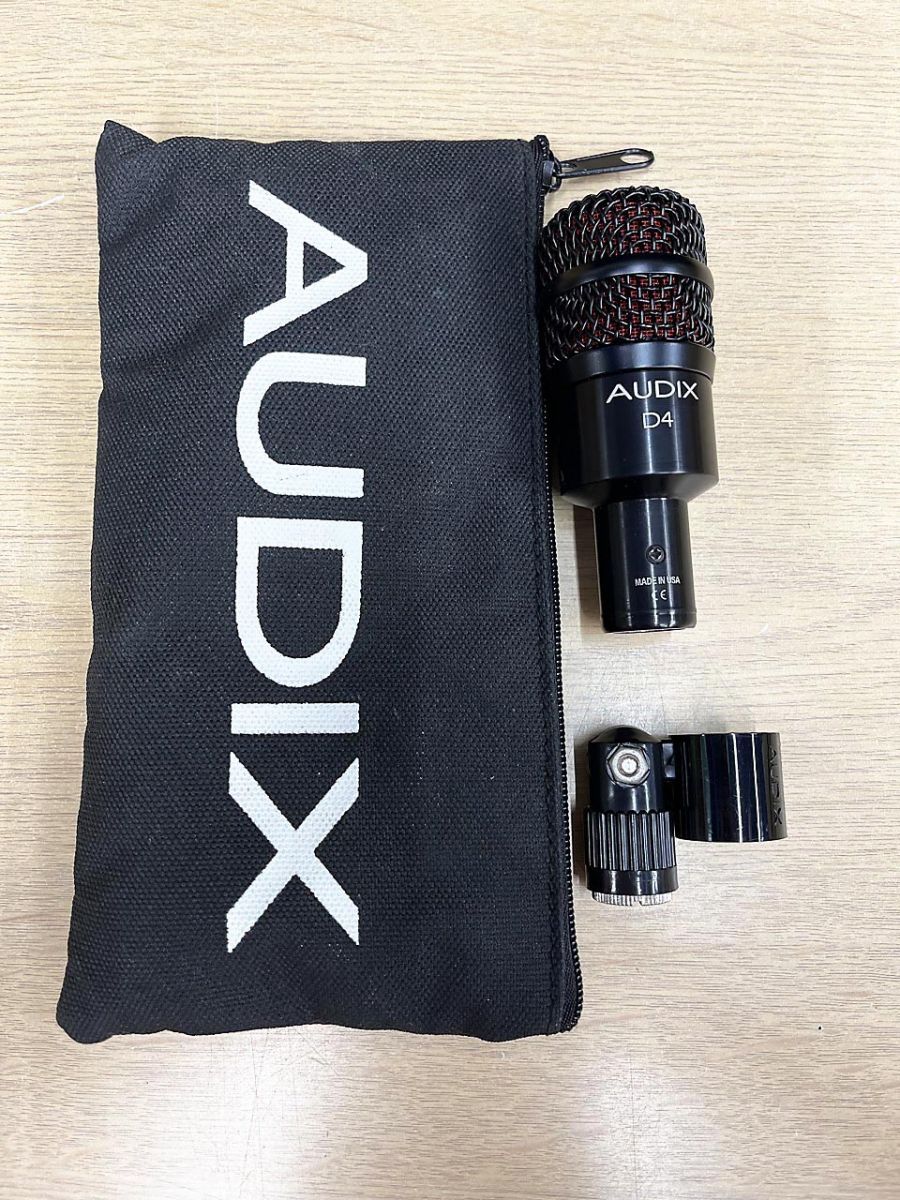 ジャンク品】 AUDIX 楽器用マイク 収納ケース付 D4 - メルカリ