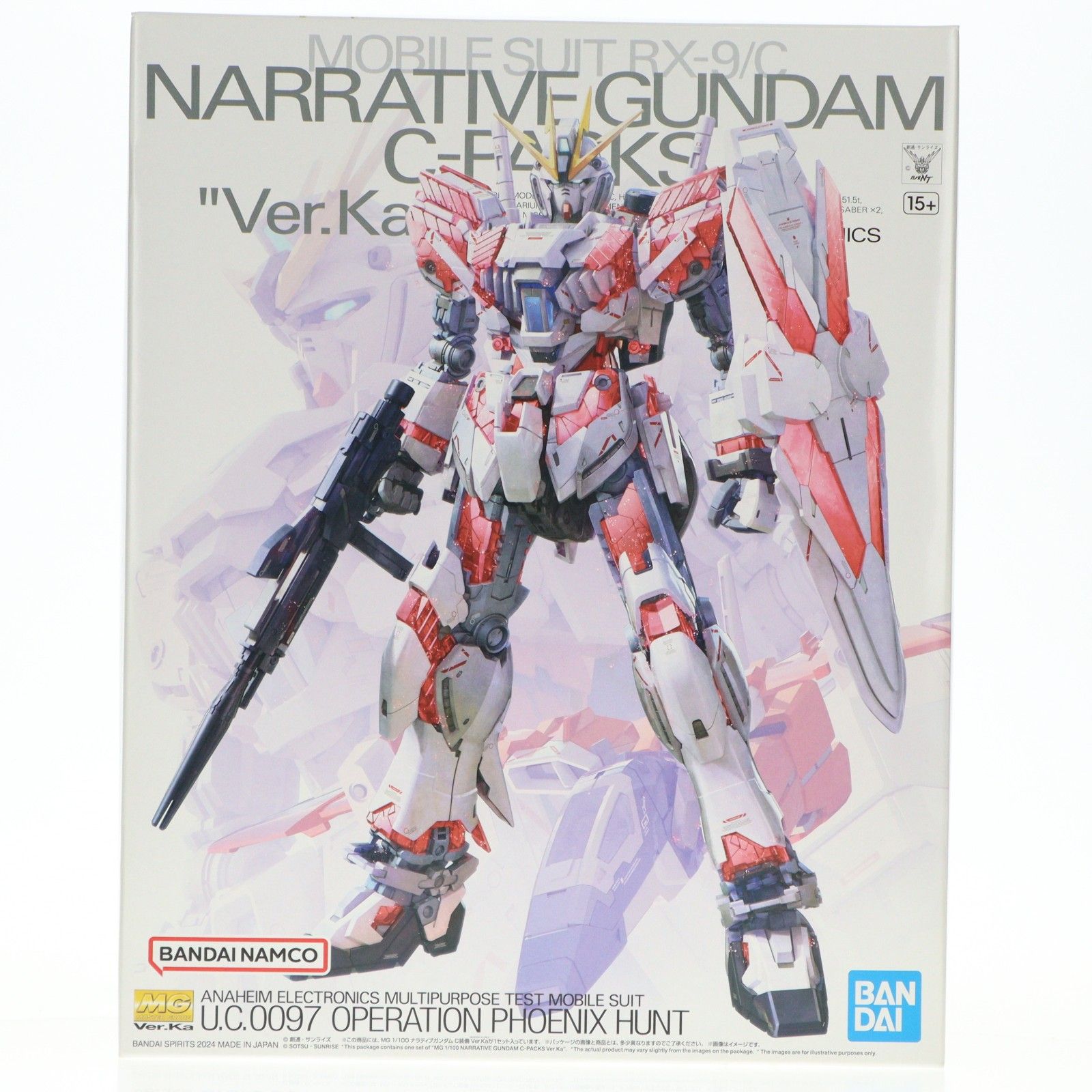 MG 1/100 ナラティブガンダム C装備 Ver.Ka 機動戦士ガンダムNT(ナラティブ) プラモデル(5066308) バンダイスピリッツ