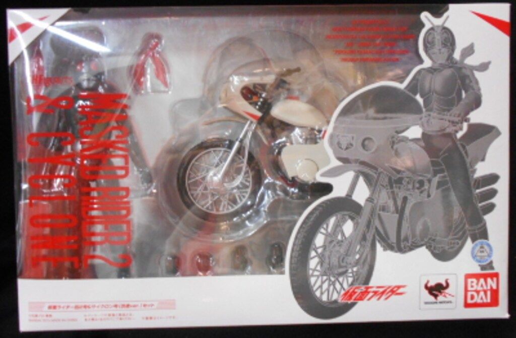 バンダイ S.H.Figuarts 仮面ライダー 仮面ライダー旧2号&サイクロン号(改造ver)