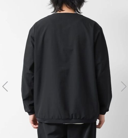 新品　26年春夏 NANGA ナンガ　ドットエア® コンフィ カーディガン　黒　DotAir®　通気性　吸汗速乾　超軽量　ノーカラーカーディガン　ゴープコア　イケオジ