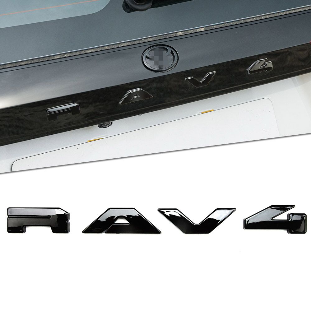 新型 RAV4 60系 リアバンパー エンブレムガーニッシュ RAV4 ロゴ 
