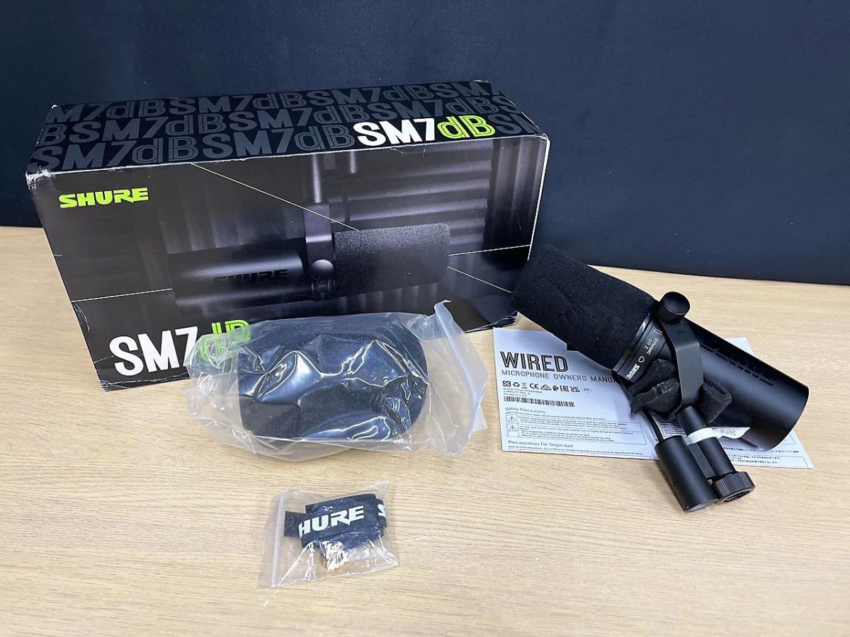 【現状品】 SHURE シュア ダイナミック ボーカル マイクロホン SM7dB ★
