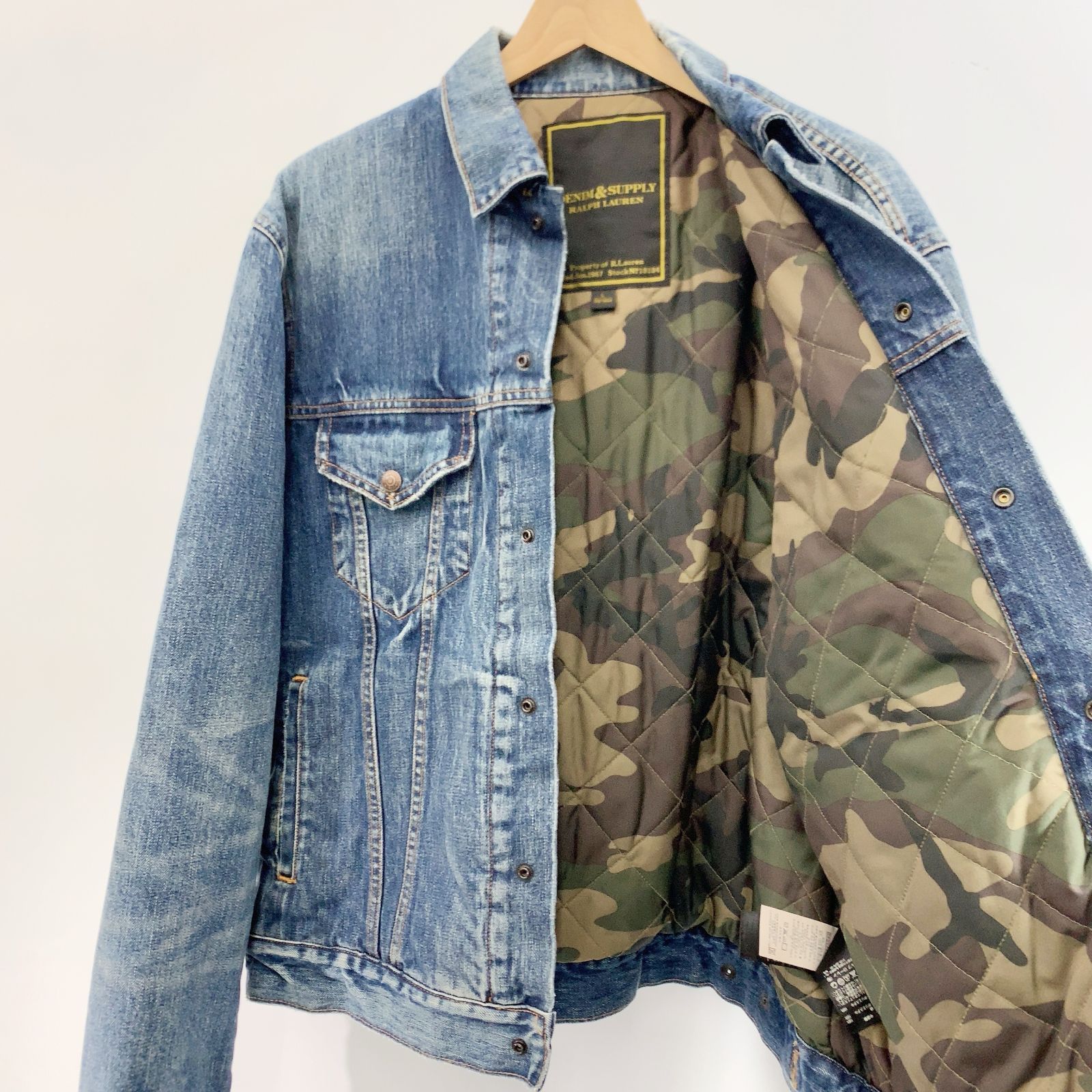 Denim & Supply Ralph Lauren デニムジャケット Gジャン キルティング 