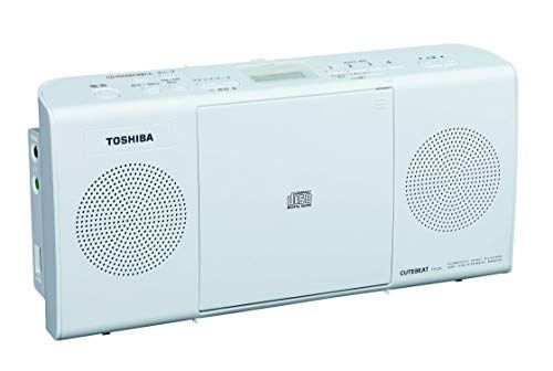東芝 AUX ステレオ CDラジオ TY-C24 (W) ホワイトas