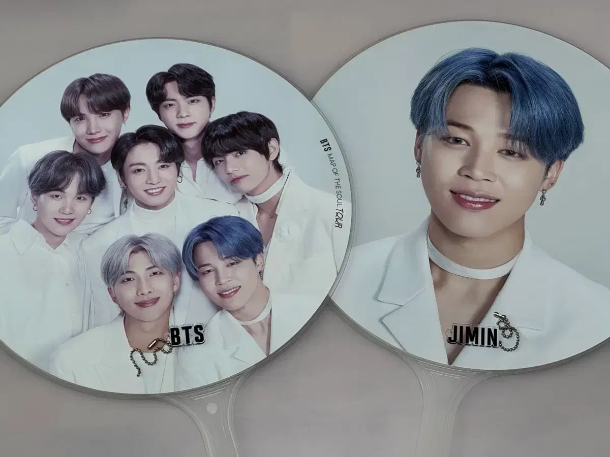 BTS 団体/ジミン うちわ セット