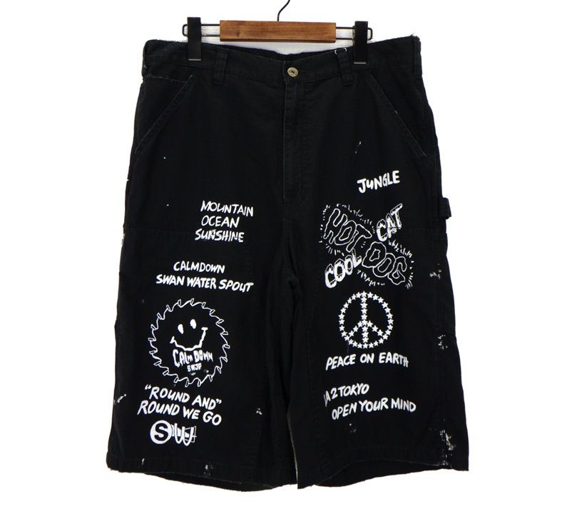 エスダブリュージェーピー SWJP 26SS 【 END OF YEAR BOOK SHORT SW 26SS 17 】 グラフィック デザイン ショート パンツ ショーツ 49774