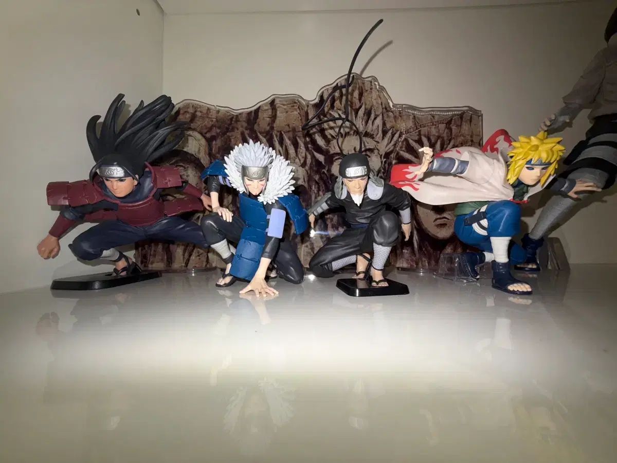 開封品) NARUTO -ナルト- パネル パネル スペクタクル ハシラマ/トビラマ/ヒルゼン/湊 友希那 フィギュア