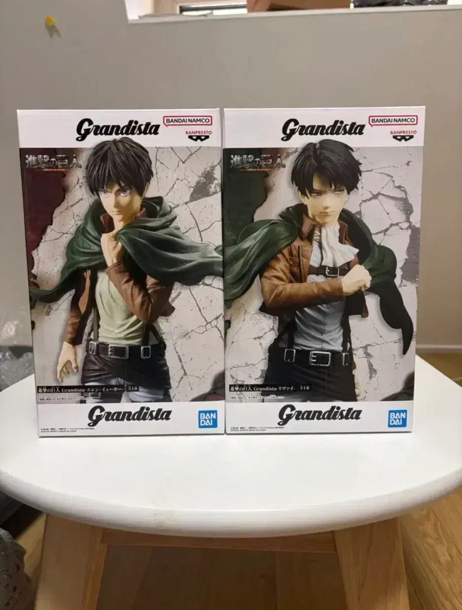 フィギュア 進撃の巨人 グランディスタ エレン リヴァイ フィギュア 4
