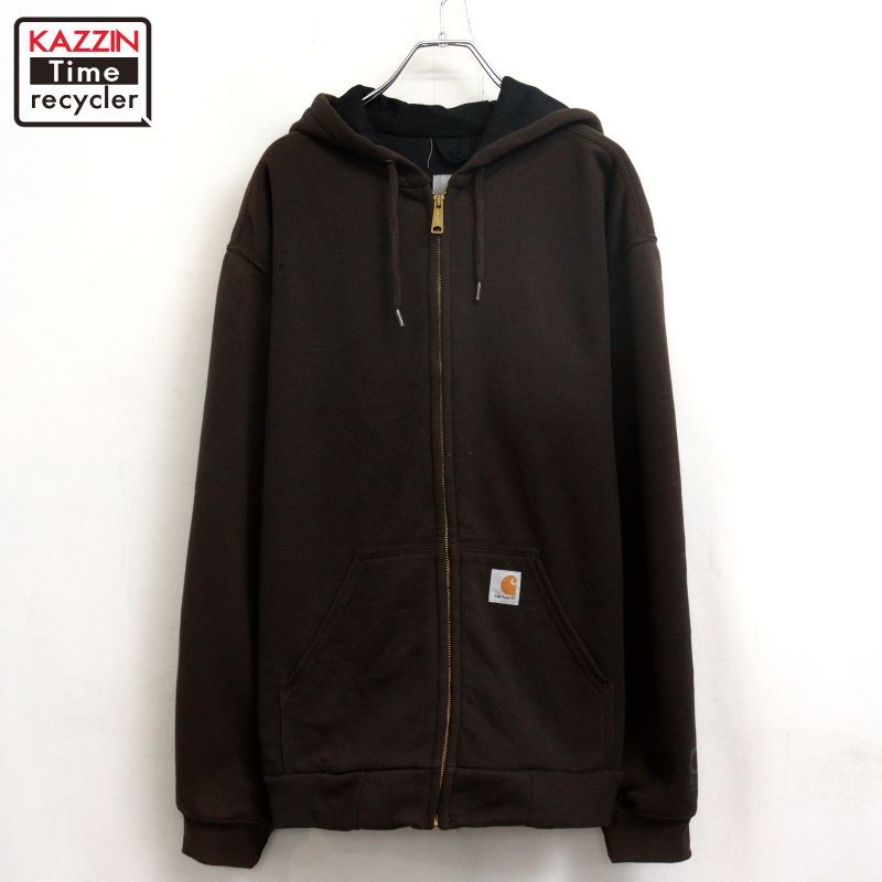 00s Carhartt 裏地メッシュ スウェット パーカー メンズ 表記Lサイズ
