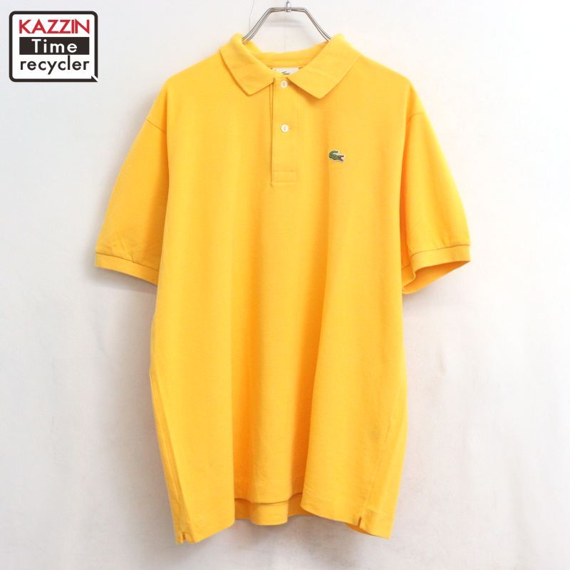 00s LACOSTE 鹿の子 半袖ポロシャツ メンズ 表記6サイズ