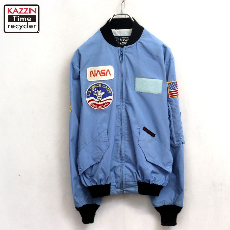 80s USA製 vintage NASA フライト ジャケット メンズ 表記Sサイズ