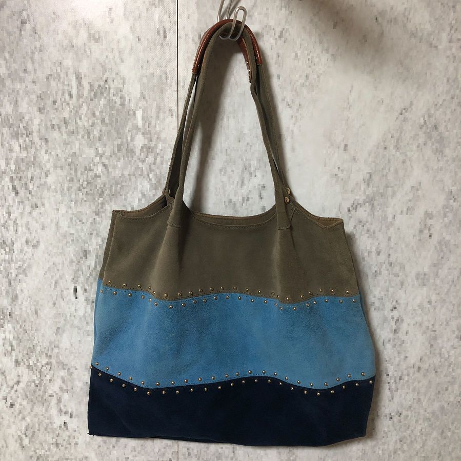 topkapi トプカピ スタッズ トート バッグ ブルー ◇〇 5,180円