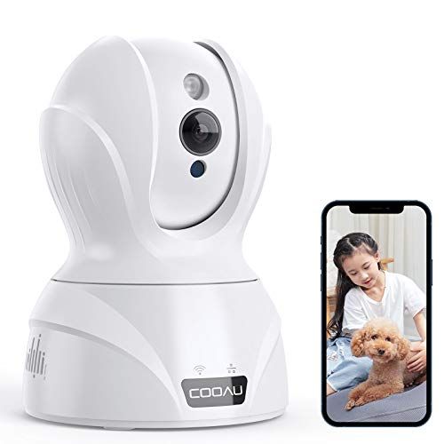 【最新400万画素?5GWi-Fi対応】COOAU ネットワークカメラ 4MP高画素 ペット老人見守りカメラ 5G対応 監視防犯カメラ IPワイヤレスカメラ 自動追跡 顔/音声/動体検知 双方向通話 留守番 警報通知 暗視撮影 録画可能 遠隔操作 スマホ/it