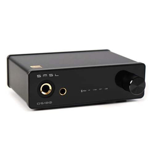 SMSL DS100 MQA MQA-CD DAC CS43131 チップ 6.35mm & 4.4mm ヘッドフォンアンプ USB オーディオデコーダー PCM サポート 32bit/768kHz USB/光/同軸入力 ミニ DACt
