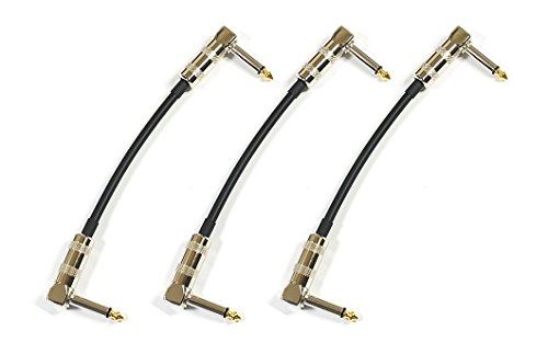 カナレ【 CANARE GS-6 黒 】 20cm L-L型 パッチケーブル 3本セットt
