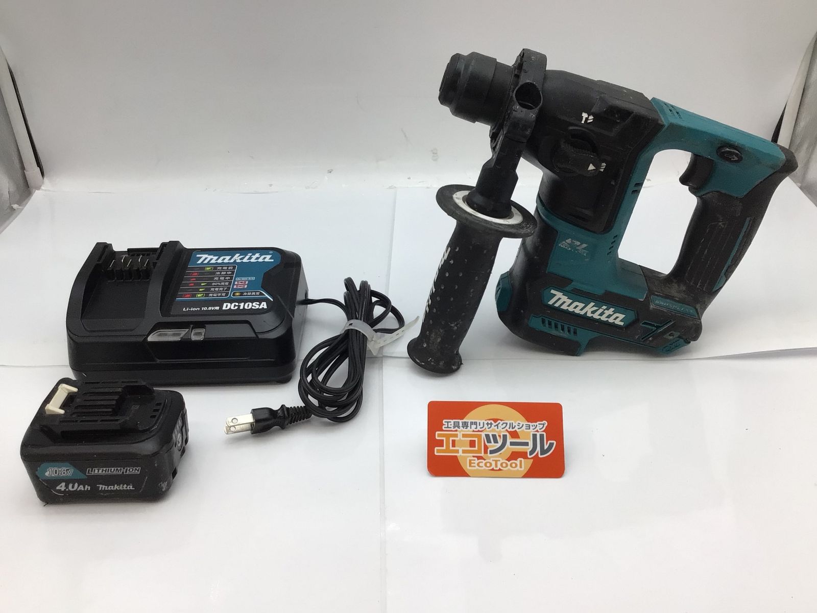 【中古品】Makita/マキタ HR166DZ ☆ 16mm10.8v充電式ハンマドリル/本体のみ+バッテリー1個・充電器セット [IT_15AFC][知立][M04]