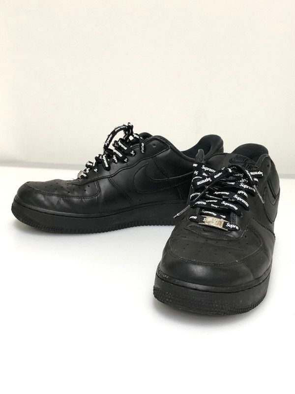【中古品】 NIKE ナイキ × SUPREME シュプリーム CU9225-001 AIR FORCE 1 LOW 靴 シューズ スニーカー 【160-260508-AS-104-min】