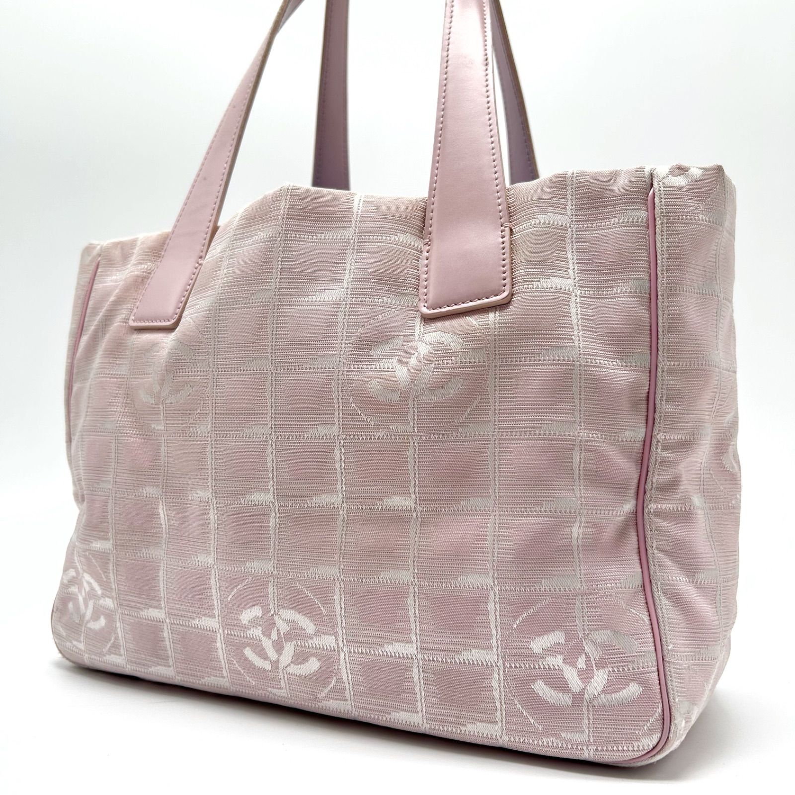 美品 CHANEL シャネル ニュートラベルライン ハンドバッグ トート ココ 