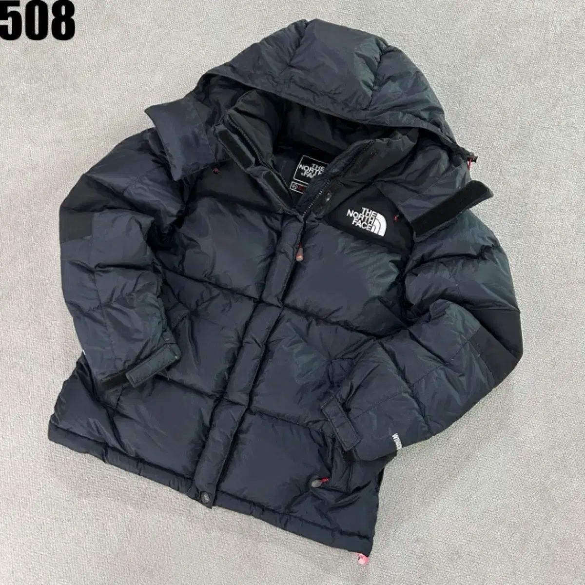 THE NORTH FACE ザノースフェイス ブラック ダウン アウター フード 取り外し M