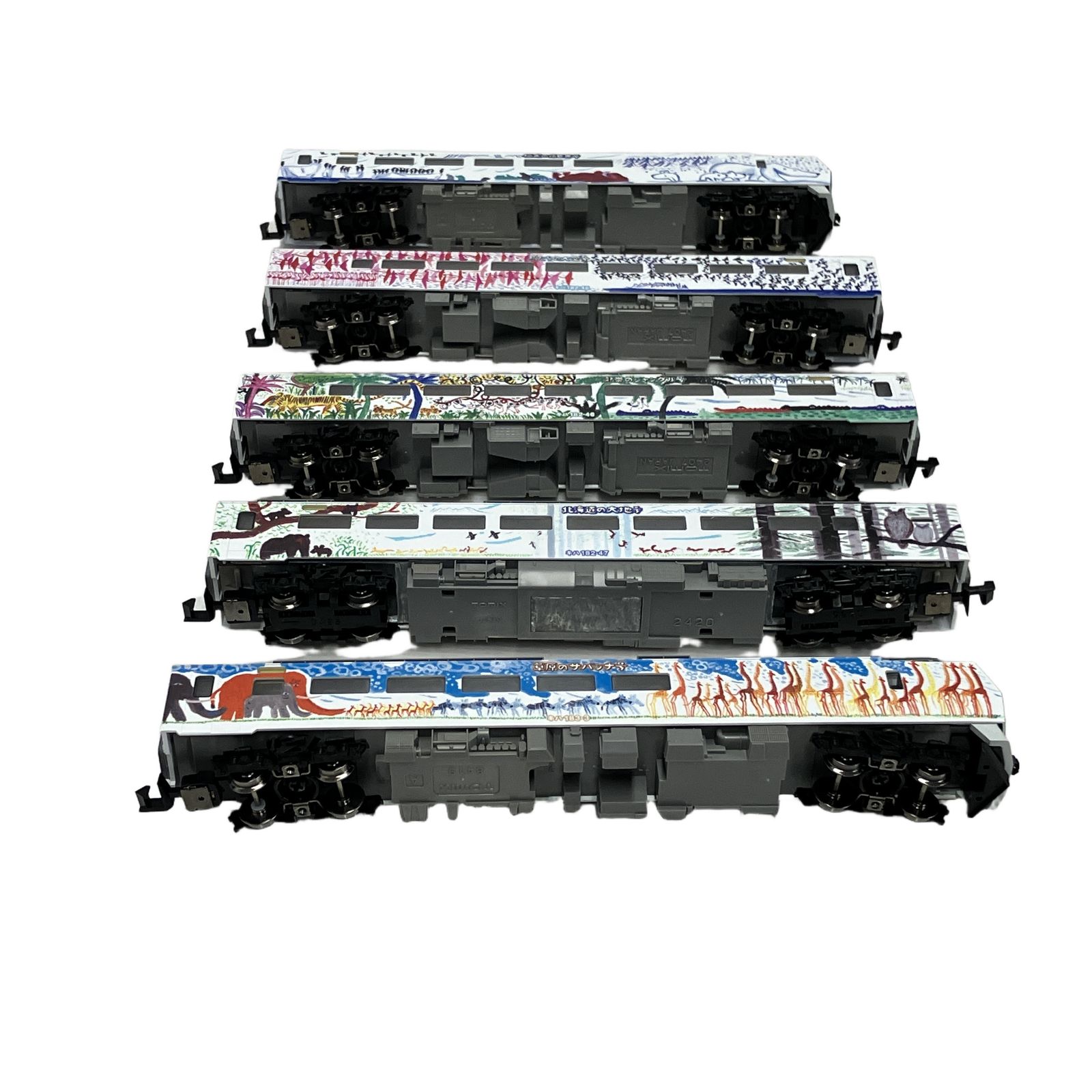 TOMIX 98918 キハ183系 旭山動物園号 5両セット Nゲージ 鉄道模型 中古