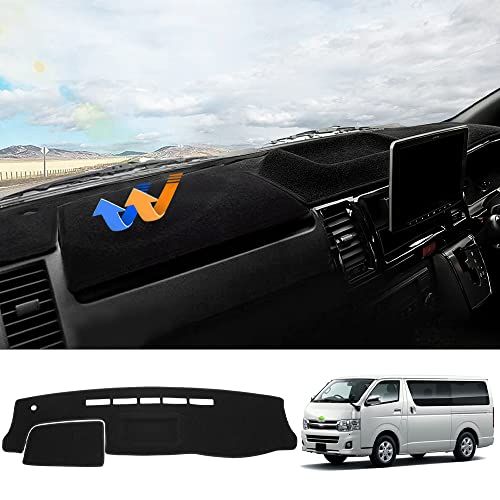 Auto Spec 【意匠登録済】 ハイエース 200系 3Dダッシュボードマット レジアスエース1~6型 標準ボディ HIACE H16.8~ 3Dタイプ 立体成型 ダッシュマット 右ハンドル専用 ポリ製 日焼け防止 保護マット UVカット 8e7842df