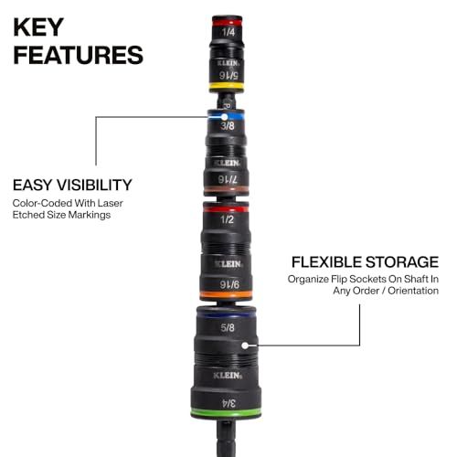 ＫＬＥＩＮ 両頭ソケット フリップソケットセット ６ｉｎ１ 32933Mkk 1165be25