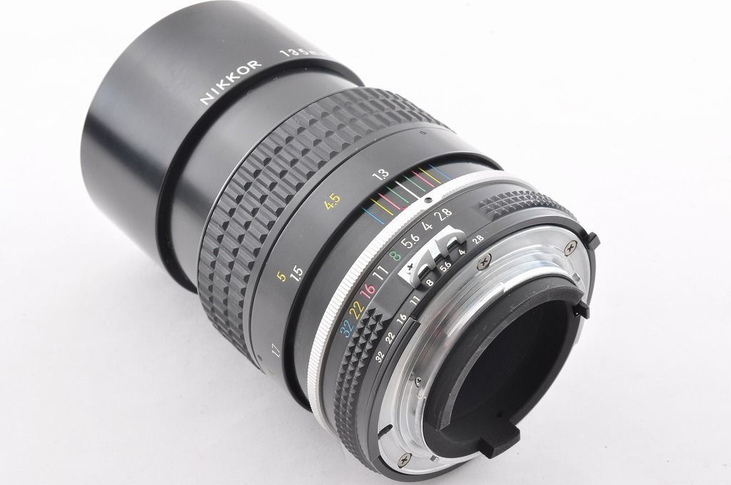 【2ヶ月保証付き】Nikon Ai Nikkor 135mm F2.8 MF望遠単焦点レンズ Fマウント #1434 【2ヶ月保証付き】Nikon Ai Nikkor 135mm F2.8 MF望遠単焦点レンズ Fマウント #1434