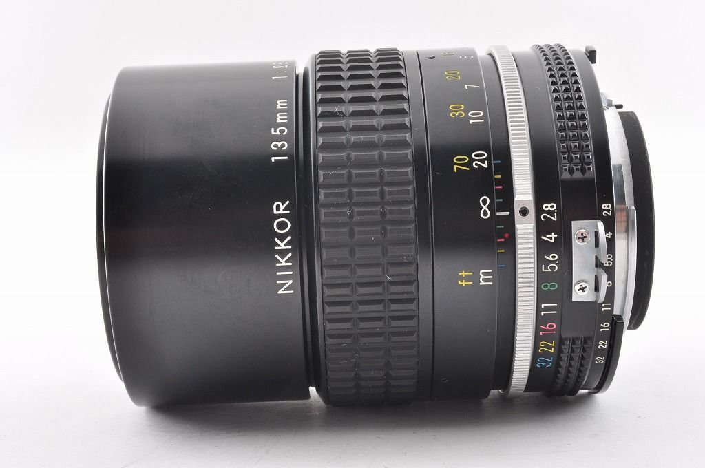 【2ヶ月保証付き】Nikon Ai Nikkor 135mm F2.8 MF望遠単焦点レンズ Fマウント #1434 【2ヶ月保証付き】Nikon Ai Nikkor 135mm F2.8 MF望遠単焦点レンズ Fマウント #1434