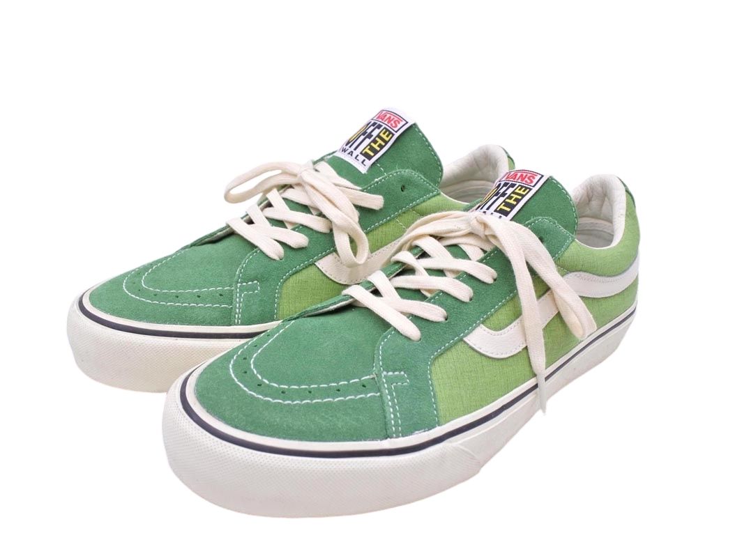VANS バンズ SK8 ローカット スニーカー size28ｃｍ/緑 ■■ メンズ