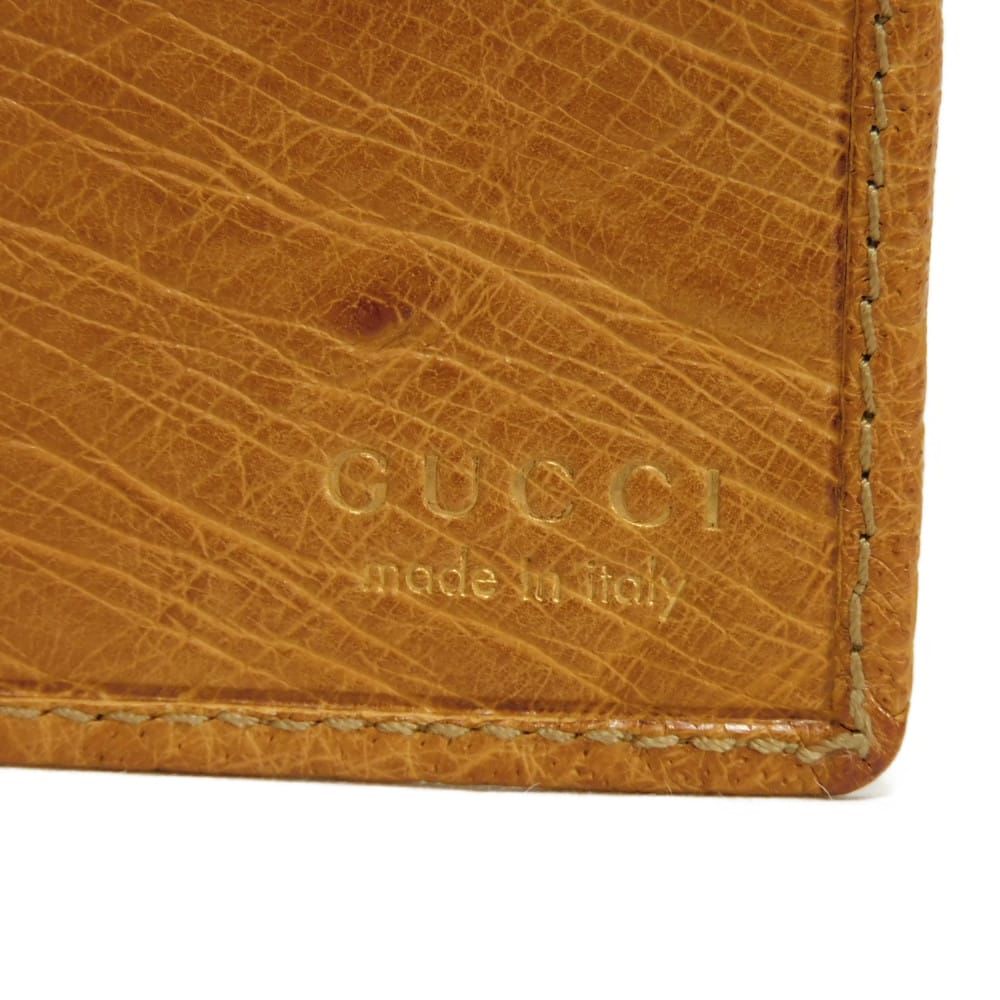 GUCCI グッチ オールド バイフォールド ウォレット ロゴ 箔押し 札入れ