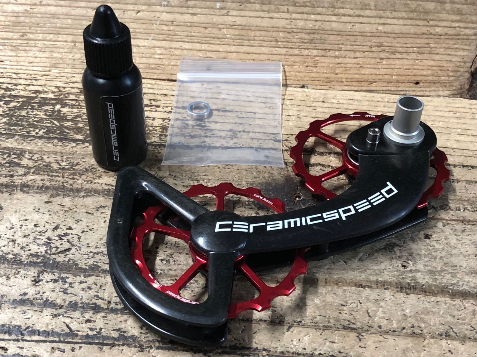 KC356 セラミックスピード ceramicspeed OSPW ビッグプーリー 赤 SHIMANO RD-90xx/68xx