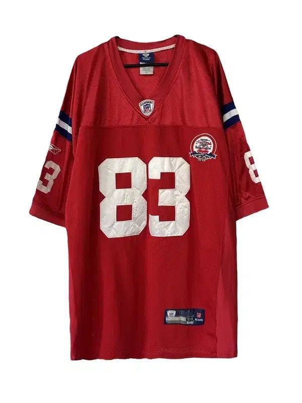 54 REEBOK ニューイングランド・ペイトリオッツ ウェス・ウェルカー NFLフットボールジャージ