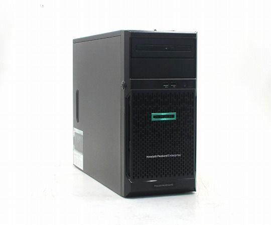 hp ProLiant ML30 Gen10 Xeon E-2224 3.4GHz 16GB 1.8TBx2台(SAS2.5インチ/12Gbps/RAID1構成) AC*2 SmartArray E208i-p SR Gen10 中古