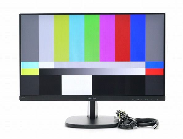 PHILIPS 243V7QDAB/11 23.8インチ非光沢IPSパネル フルHD 1920x1080ドット HDMI/DVI-D/アナログRGB入力 目立つ使用感あり 中古