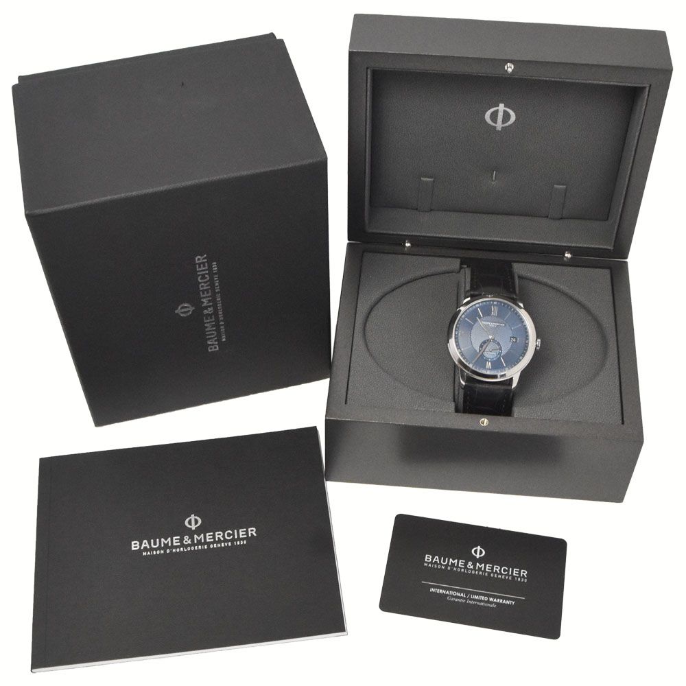 ボーム＆メルシェ Baume & Mercier M0A10480 クラシマ ブルー 自動巻き