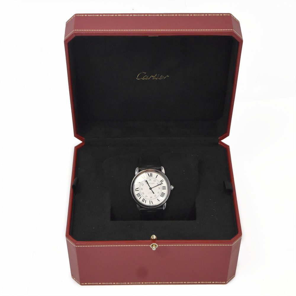 カルティエ CARTIER WSRN0021 ロンド ソロ ドゥ カルティエ シルバー 