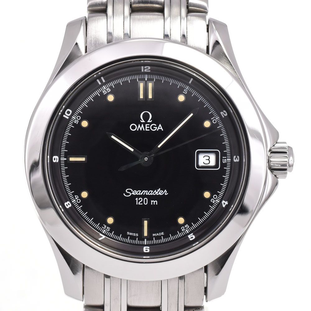 オメガ OMEGA 2511.50 シーマスター 120M デイト ブラック クォーツ