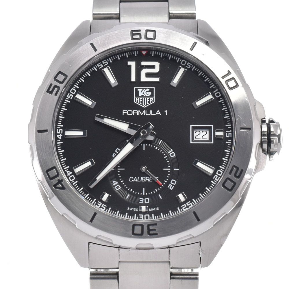 タグホイヤー TAG HEUER WAZ2110.BA0875 フォーミュラー1 キャリバー6 ブラック 自動巻き メンズ 良品 箱・保証書付き 腕時計 G#147495