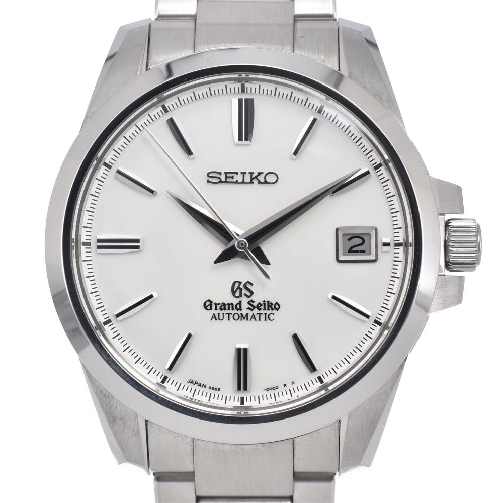 セイコー SEIKO 9S65-00C0/SBGR055 グランドセイコー メカニカル 裏スケ ホワイト 自動巻き メンズ 美品 箱付き 腕時計 G#147716