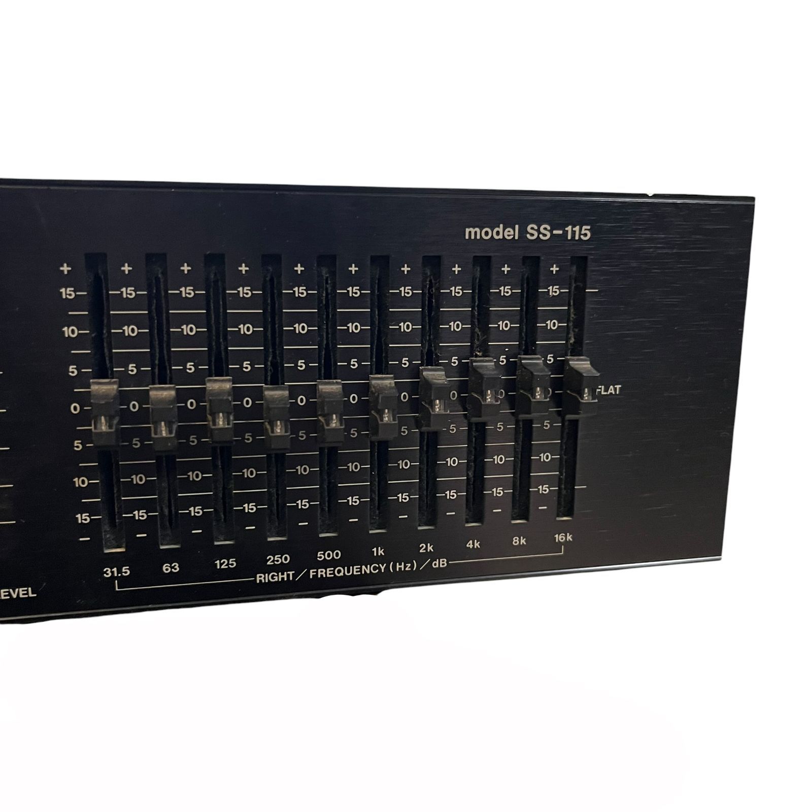 中古やや難あり○ADC○イコライザー SS-115 10バンド ステレオ
