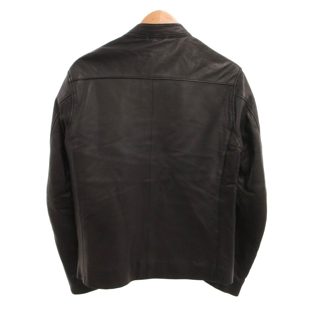 B&Y ユナイテッドアローズ BEAUTY&YOUTH ビューティー&ユース ライダースジャケット シングル ゴートスキン シボ革 L 黒 ブラック /JS B&Y ユナイテッドアローズ BEAUTY&YOUTH ビューティー&ユース ライダースジャケット シングル ゴートスキン シボ革 L 黒 ブラック /JS