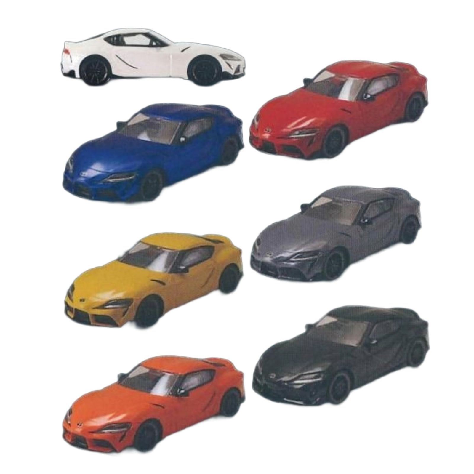 タカラトミーアーツ ホビーガチャ トヨタ GR Supra COMPLETE EDITION × 全7種セット フルコンプ ガチャガチャ カプセルトイ