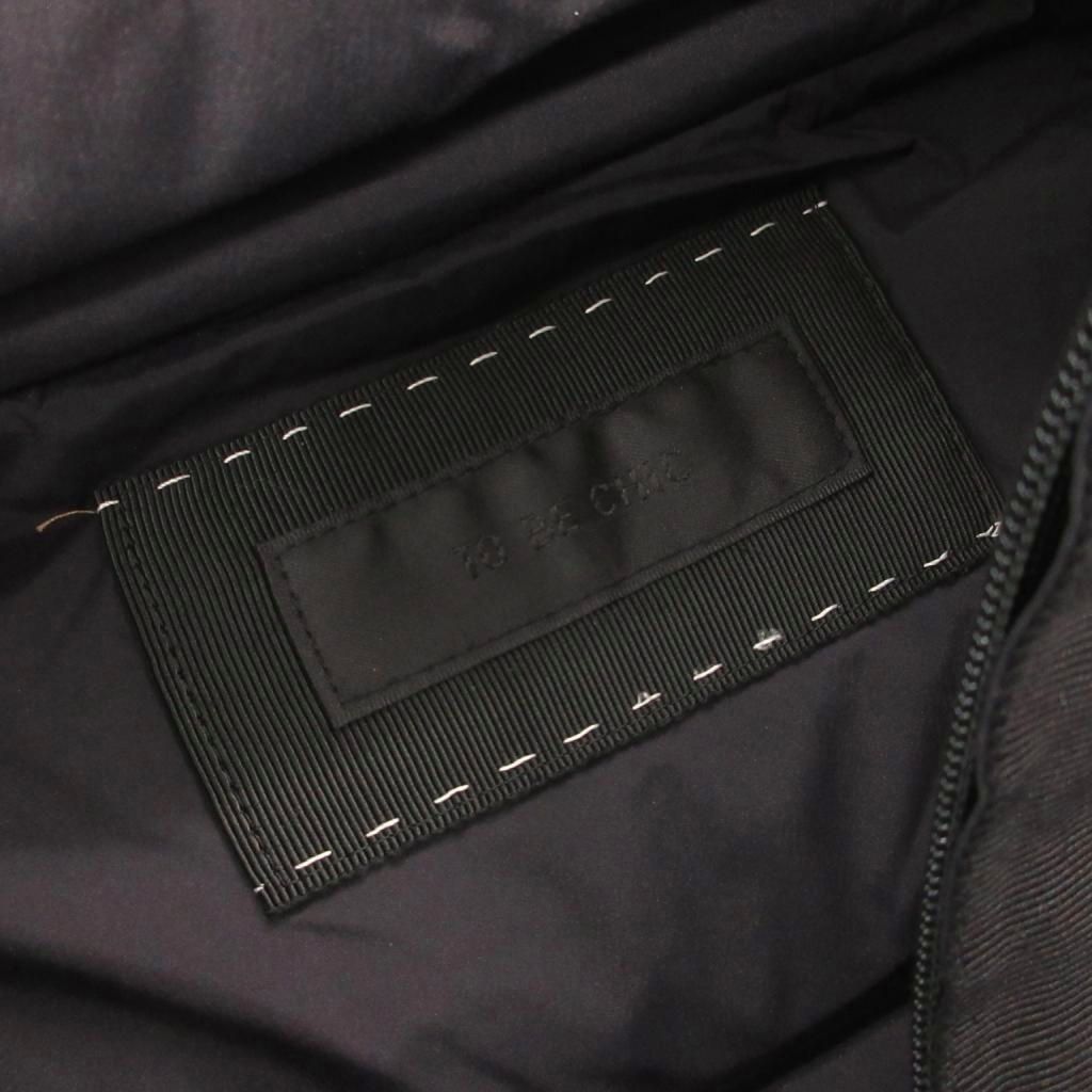 トゥービーシック TO BE CHIC VICTORIA DOWN ロイカストレッチ ダウンコート フード フェイクファー ひざ丈 42 黒 ブラック /FF