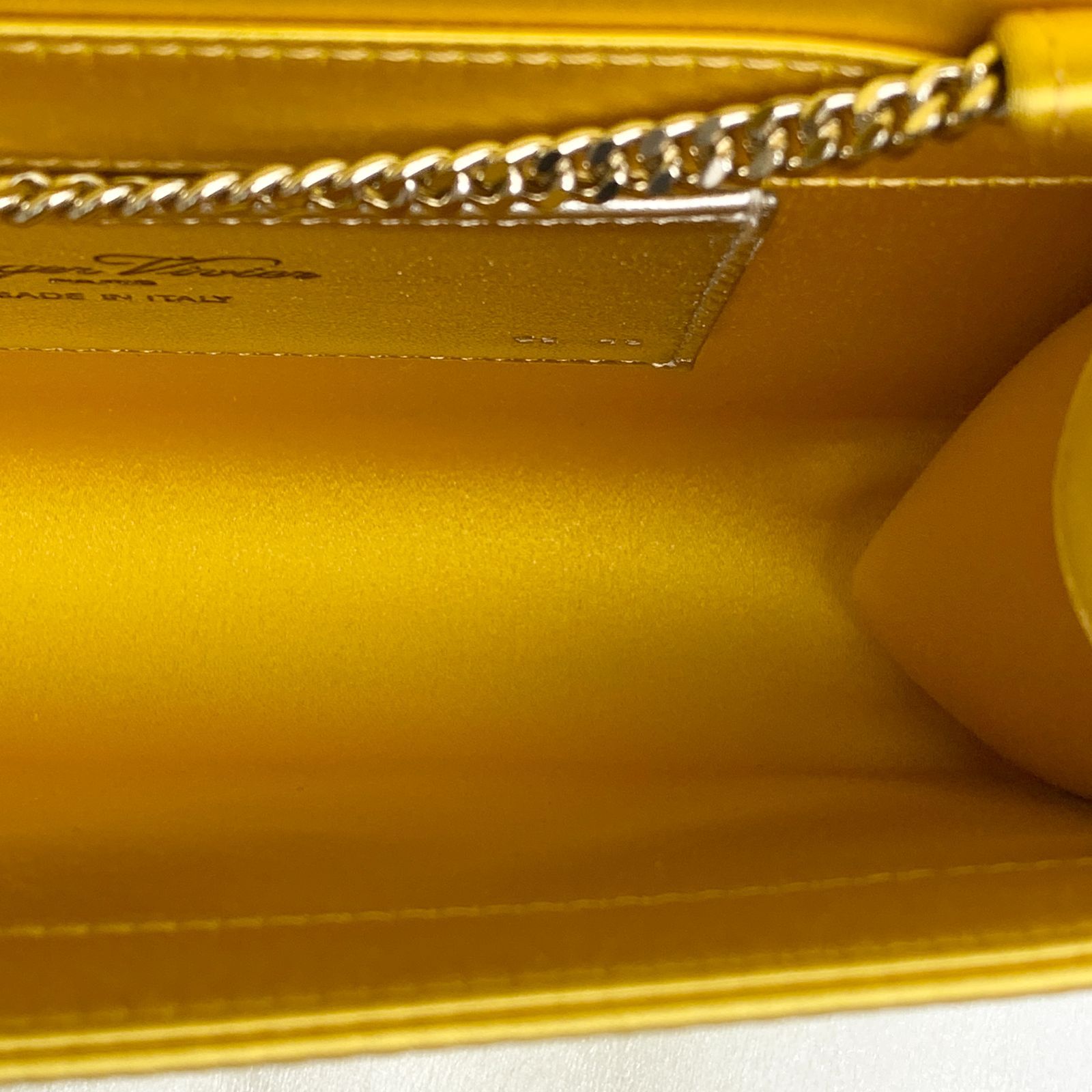 ROGER VIVIER RV ジェヴィヴィエ サテン ビジュー 2WAY ハンドバッグ チェーン ショルダーバッグ