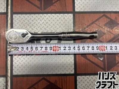■【中古】Snap-on スナップオン F80 ラチェットハンドル 差込角：3/8インチ 9.5sq 【ハンズクラフト宮崎新名爪店】