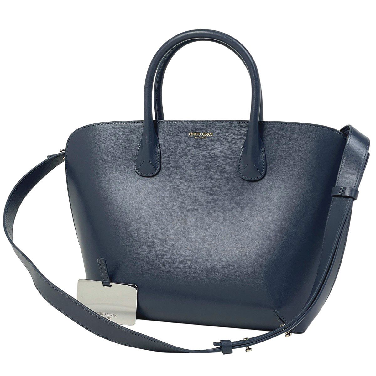 ジョルジオアルマーニ GIORGIO ARMANI ロゴ ハンドバッグ 2WAY
