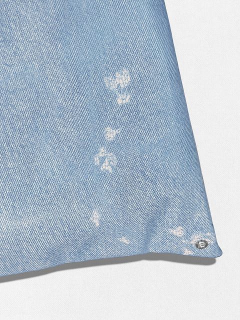 【定価72,600円(税込)】MM6 Maison Margiela エムエムシックス メゾンマルジェラ 自由な感性で楽しむニュースタンダード 褪せたブルーに宿るヴィンテージの品格！大人のためのジャパニーズバッグ スモール トライアングルバック 鞄S54WD0